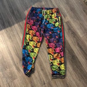 GUCCI Panther multicolored joggers sweatpants